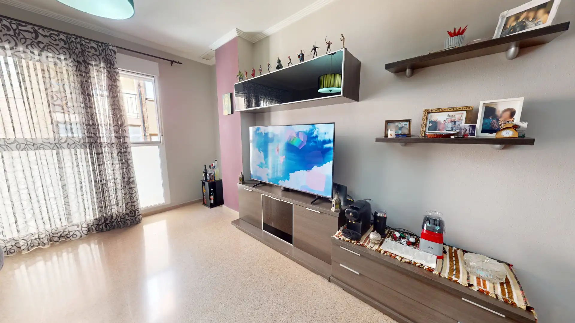 Living room of Flat for sale in Elda  with Terrace and Storage room