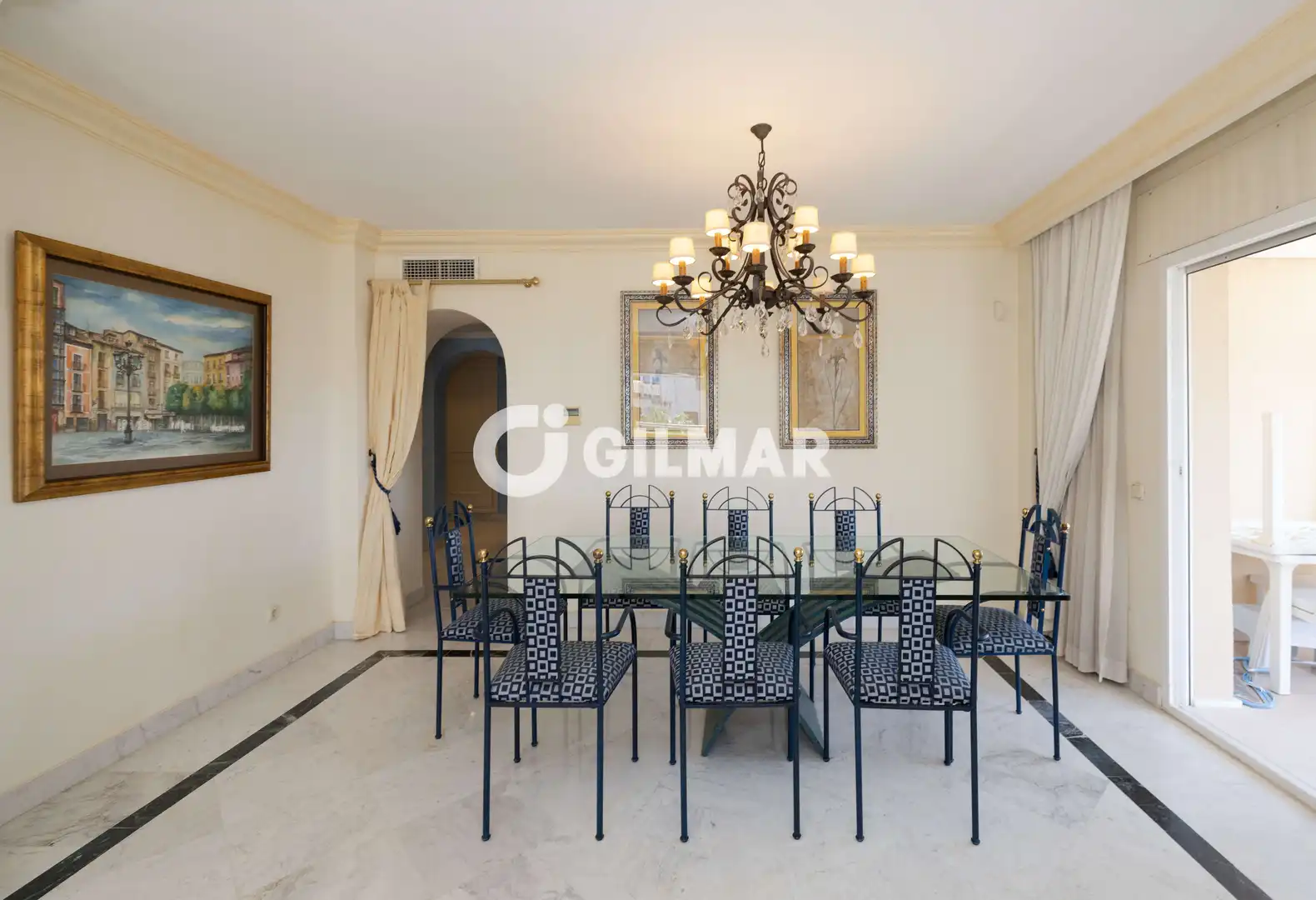 Dining room of Apartments for sale in Marbella  with Heating, Swimming Pool and Balcony