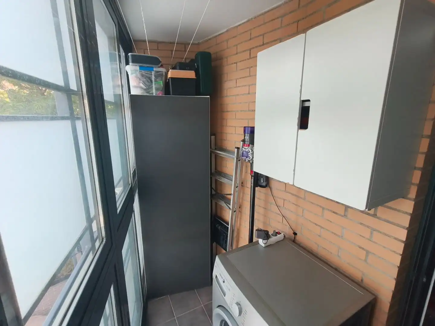 Balcony of Flat for sale in  Madrid Capital  with Air Conditioner and Balcony