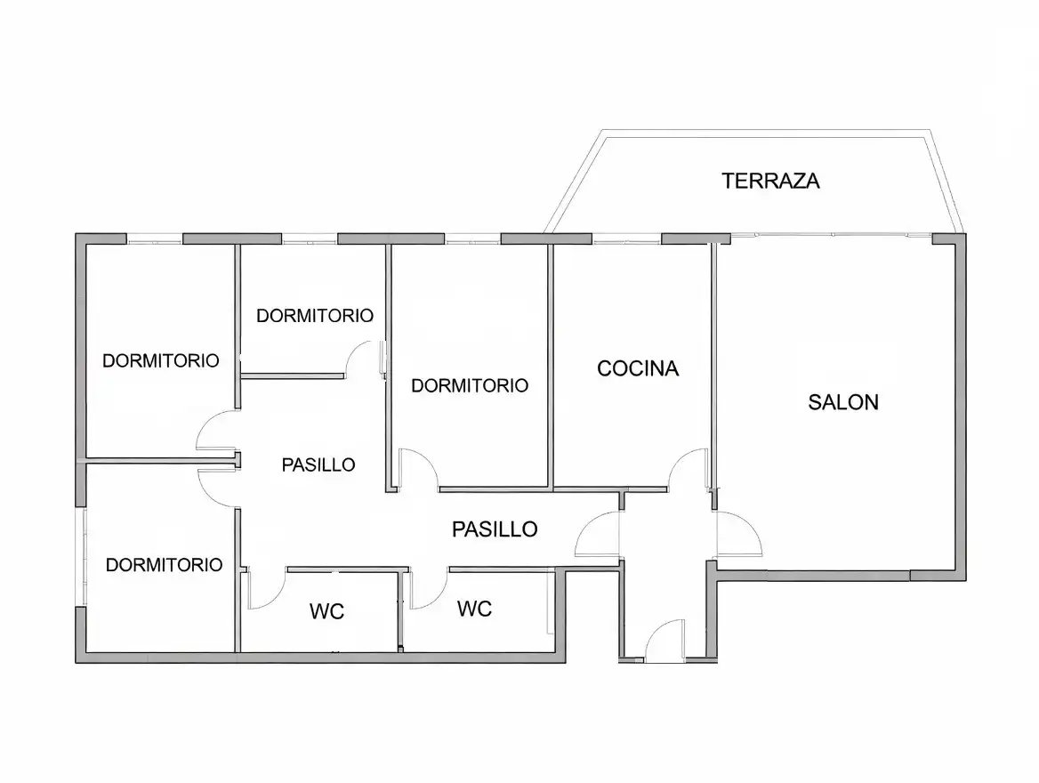 Flat for sale in Madrid  with Air Conditioner, Heating and Parquet flooring