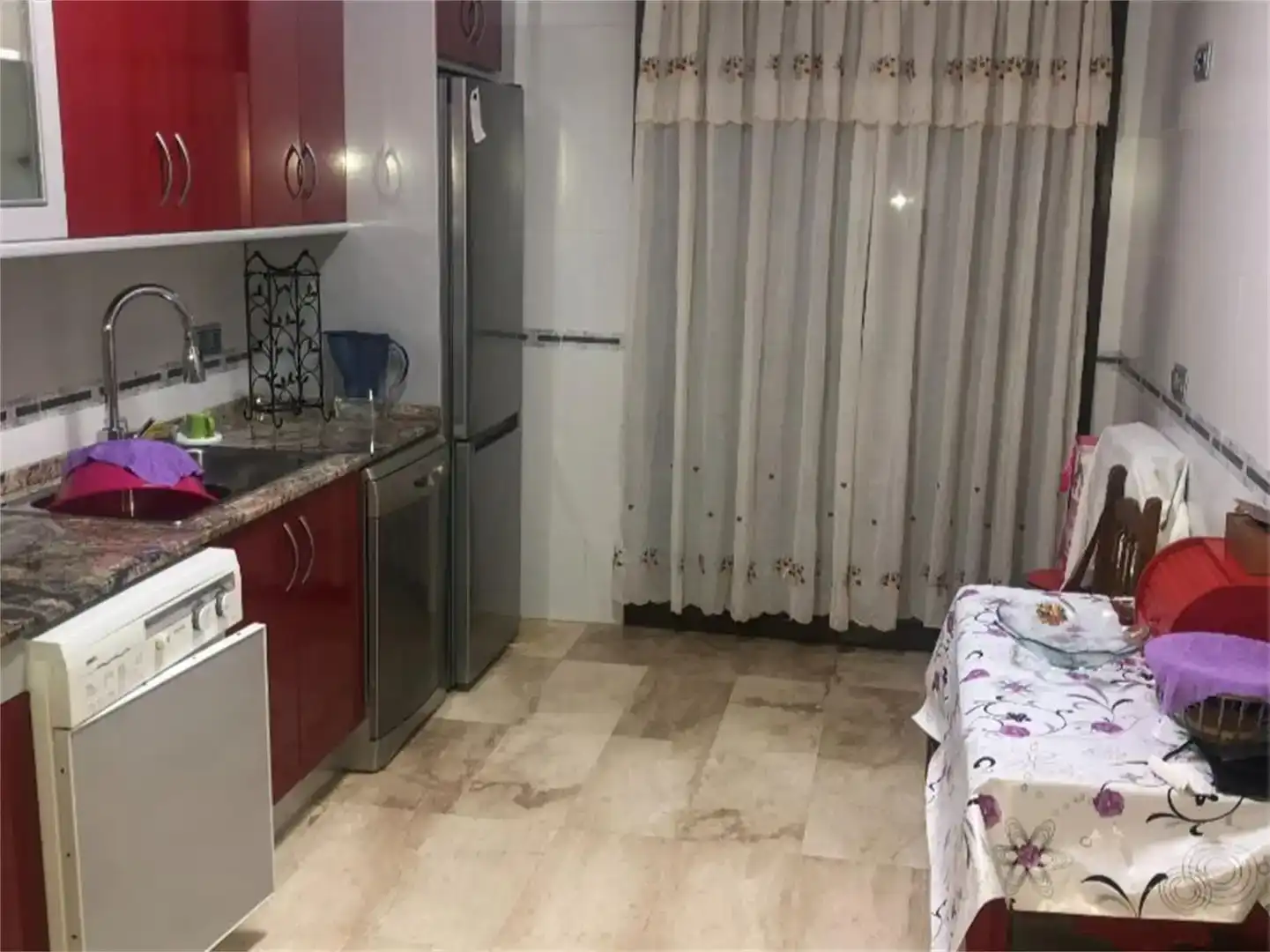 Cuina de Casa adosada en venda en Herrera amb Aire condicionat, Traster i Moblat