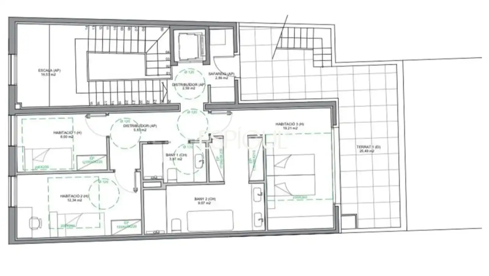 Casa adosada en venta en Calella con Aire acondicionado, Calefacción y Parquet