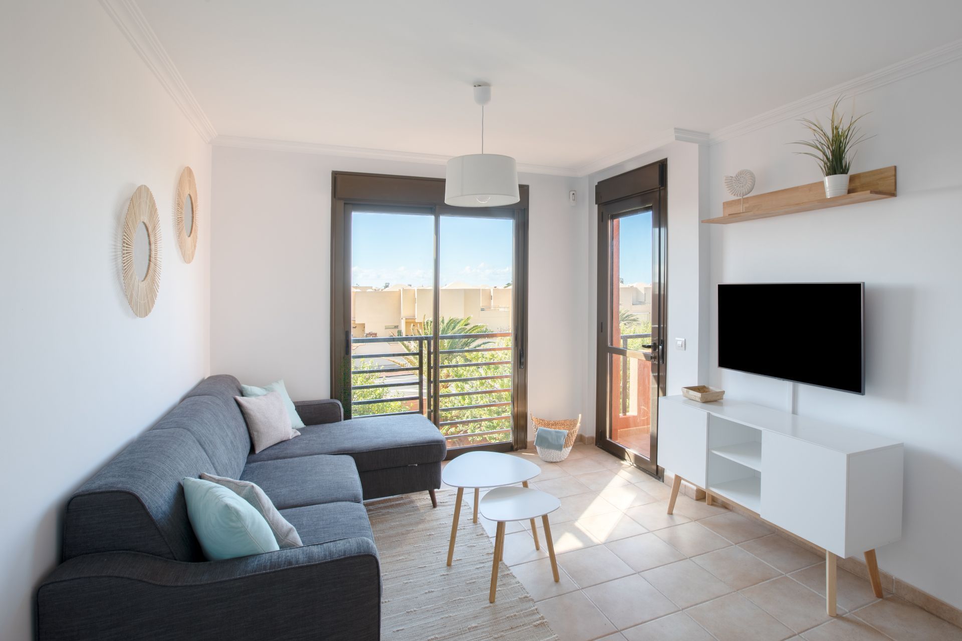 Living room of Flat to rent in Granadilla de Abona  with Terrace, Storage room and Furnished