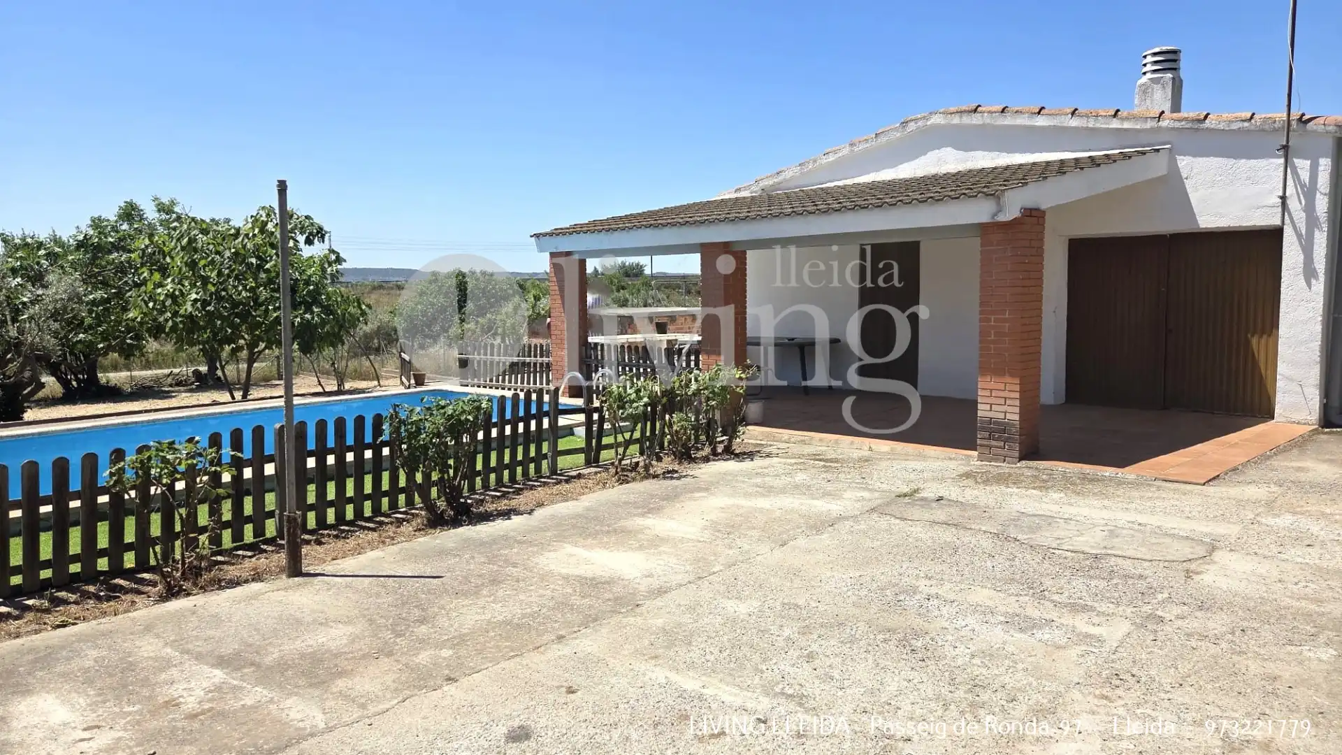 Garden of Houses for sale in Puigverd de Lleida  with Private garden, Swimming Pool and Furnished