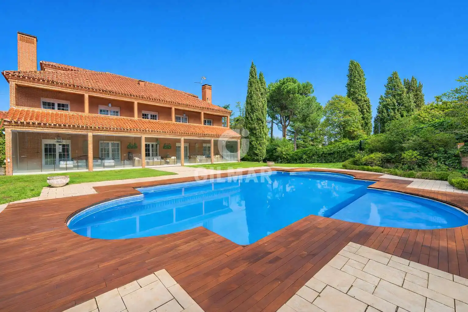 Garden of Houses for sale in Pozuelo de Alarcón  with Heating, Private garden and Swimming Pool