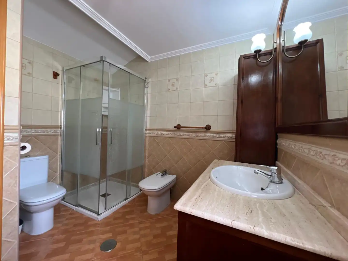 Baño de Casa adosada en venta en La Nucia con Aire acondicionado, Jardín privado y Trastero