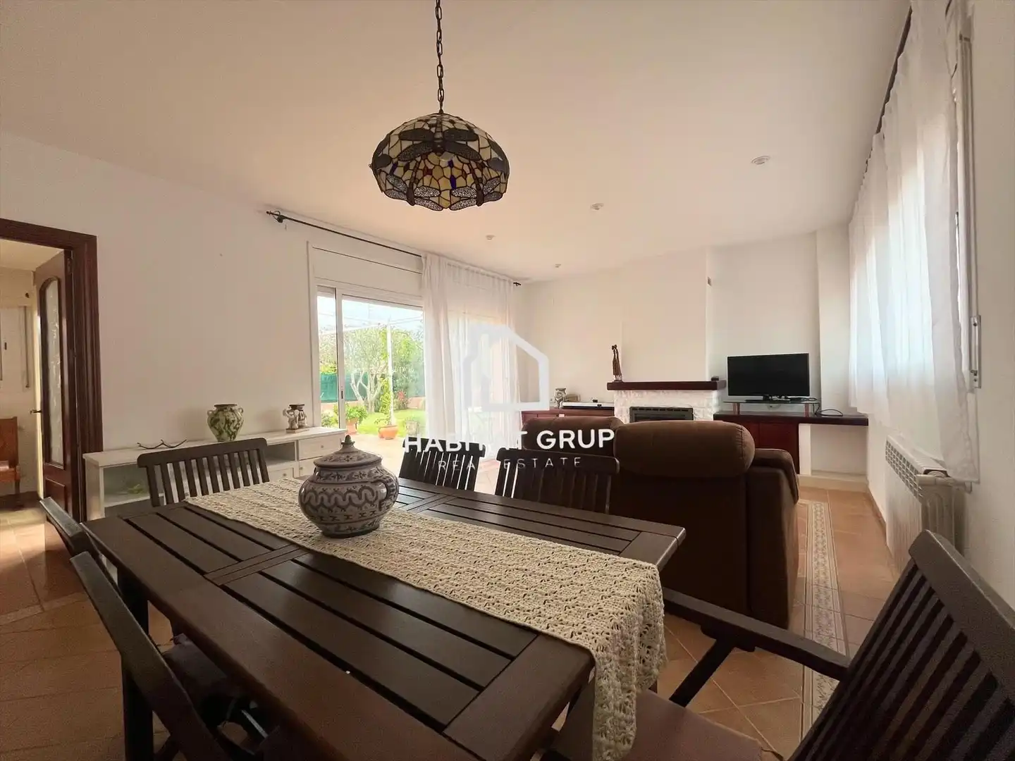 Sala de estar de Casa o chalet en venta en Calonge i Sant Antoni con Calefacción, Jardín privado y Terraza