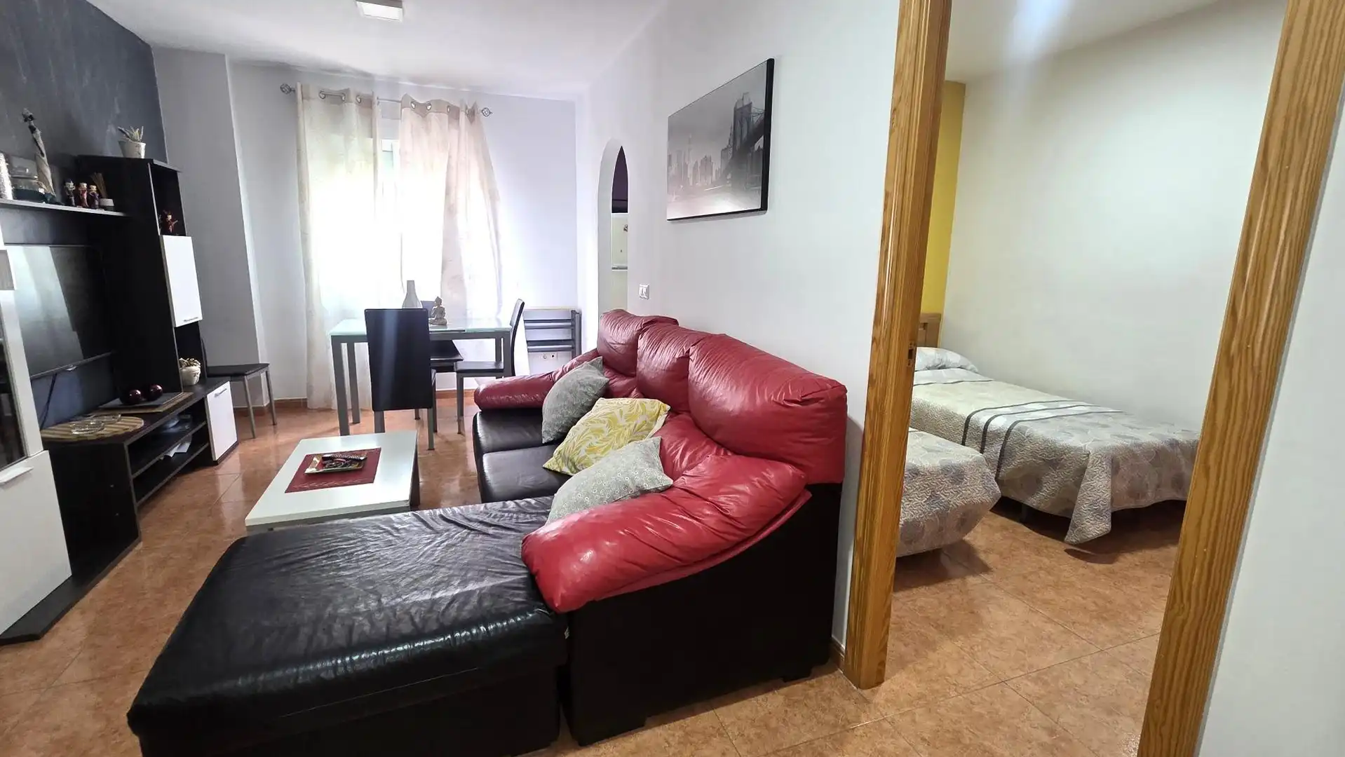 Living room of Apartments for sale in Garrucha  with Air Conditioner, Storage room and Furnished