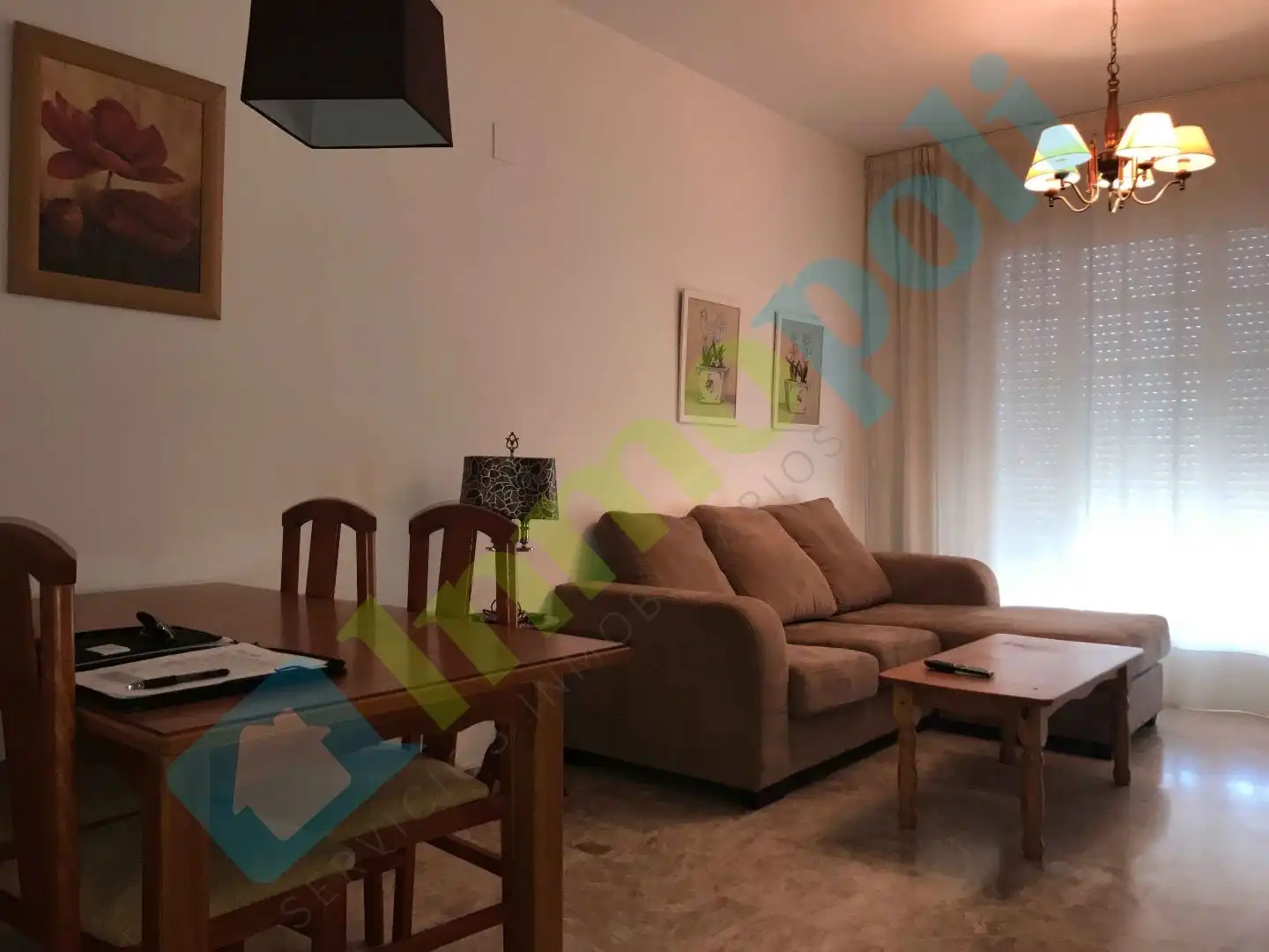 Sala d'estar de Apartament de lloguer en Badajoz amb Aire condicionat, Calefacció i Jardí privat