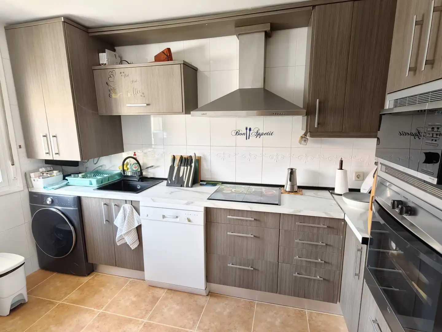 Cocina de Casa o chalet en venta en Novés con Aire acondicionado, Calefacción y Jardín privado