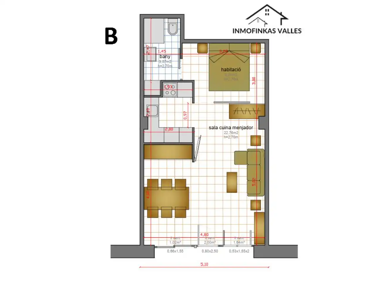 Bedroom of Flat for sale in Can Borrell