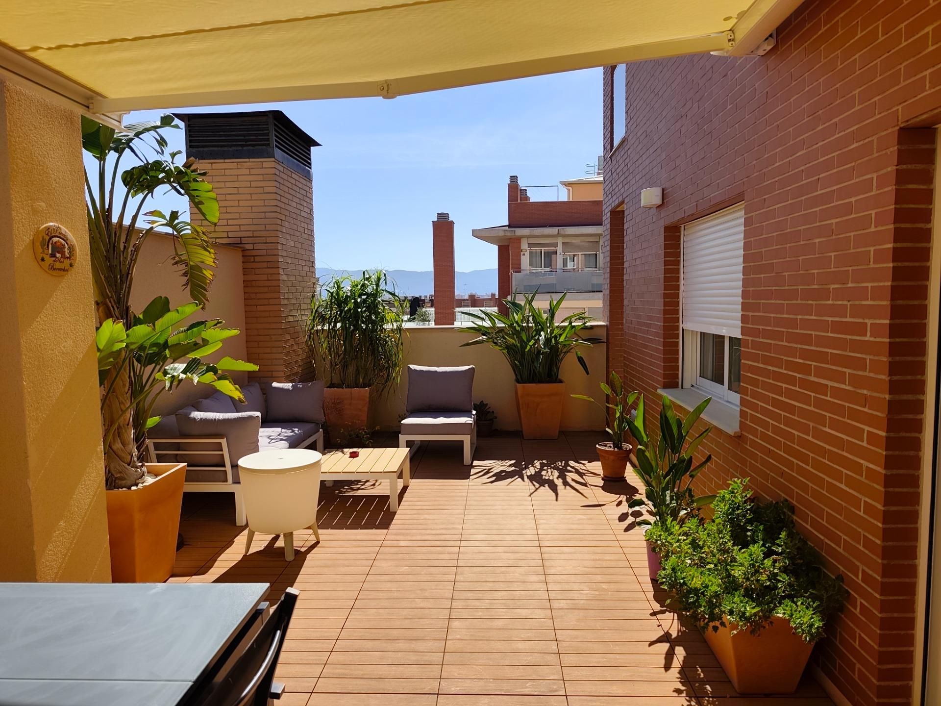Terrace of Attic for rent in  Murcia Capital  with Air Conditioner, Terrace and Storage room