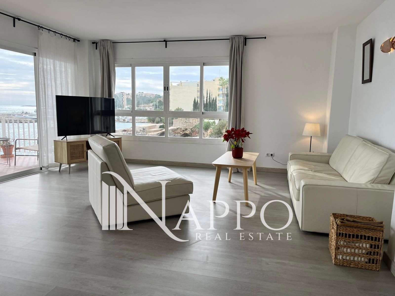 Living room of Flat for rent in  Palma de Mallorca  with Air Conditioner, Terrace and Storage room