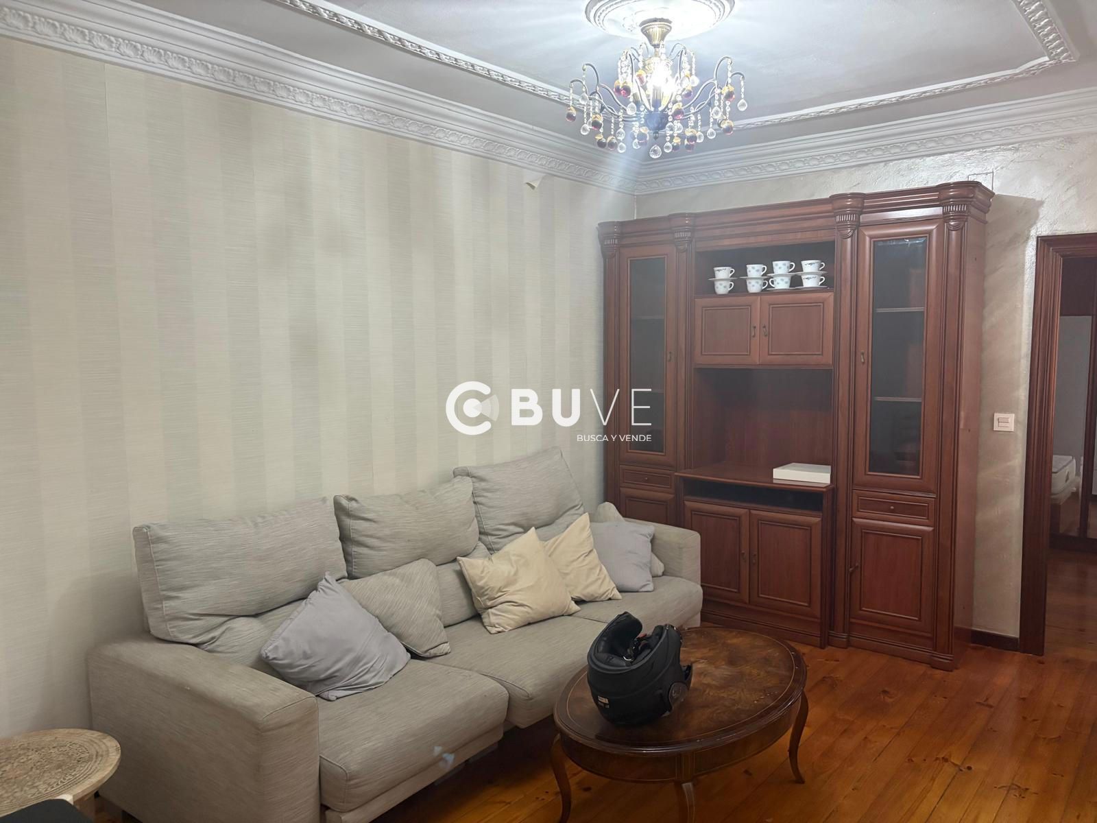 Living room of Flat for sale in Burgos Capital  with Heating, Terrace and Furnished