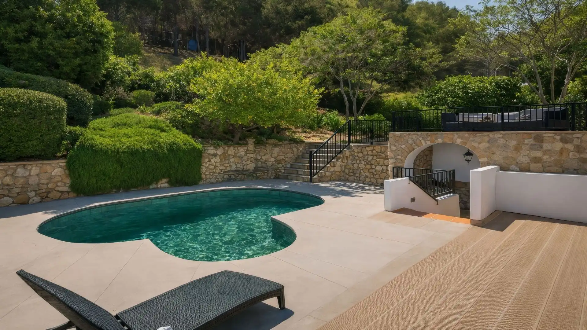 Piscina de Casa adosada en venda en Alhaurín El Grande amb Aire condicionat i Piscina