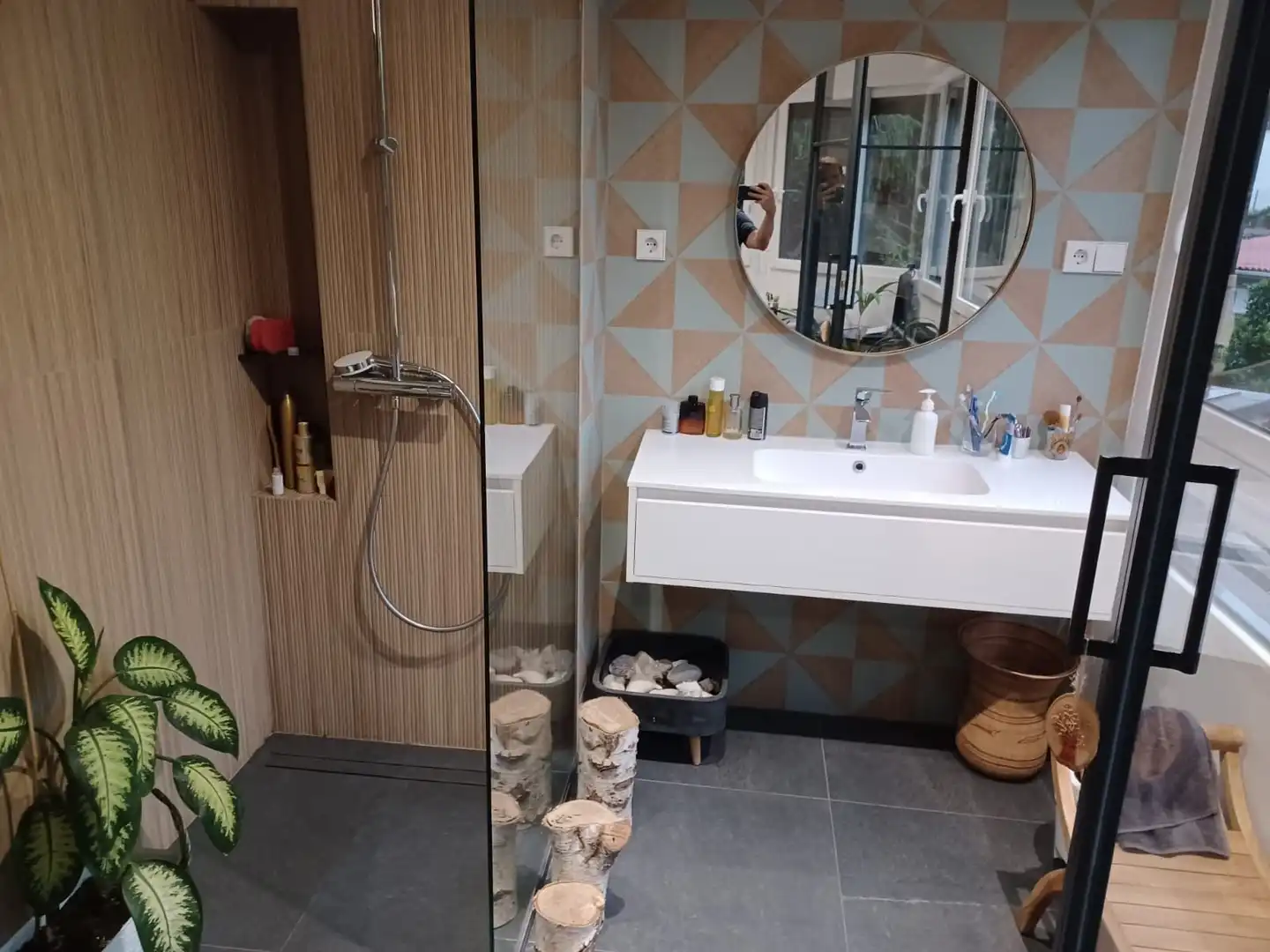 Bathroom of Flat for rent in Madrid  with Air Conditioner, Heating and Terrace