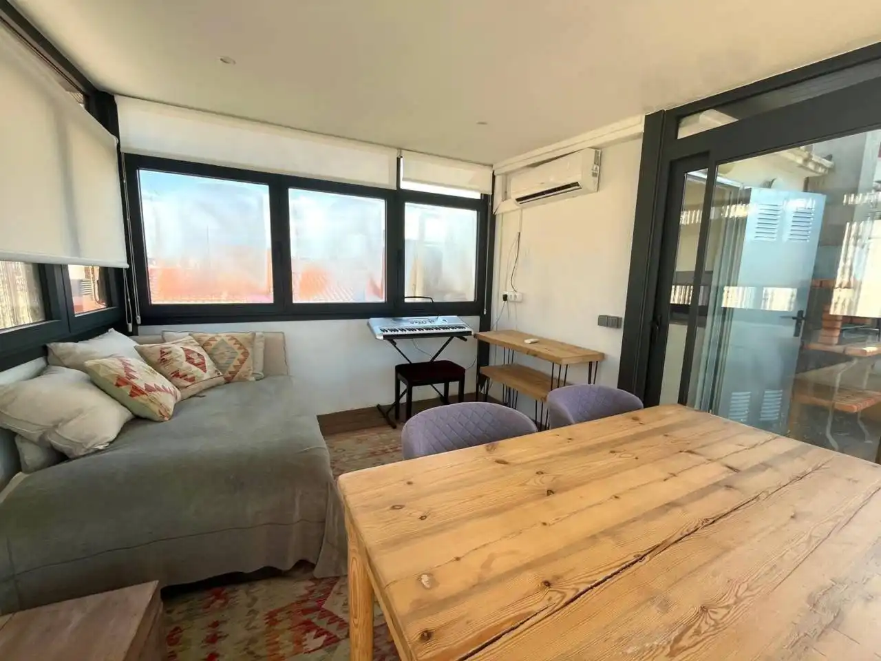 Balcony of Flat for sale in Girona  with Air Conditioner, Heating and Terrace