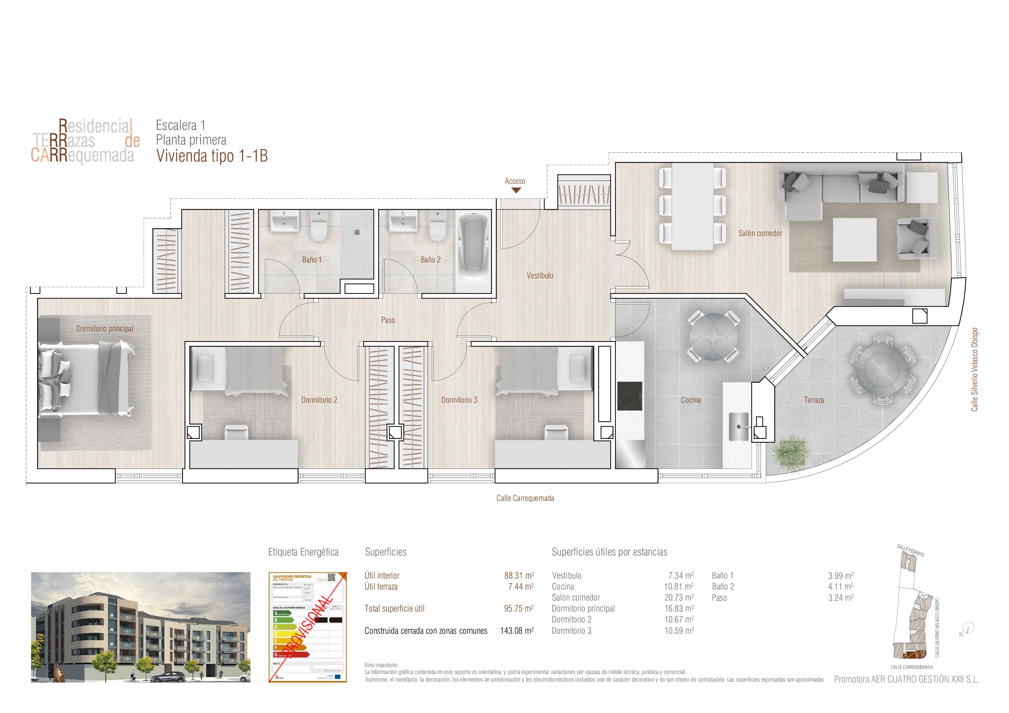 Flat for sale in Aranda de Duero  with Heating, Parquet flooring and Terrace