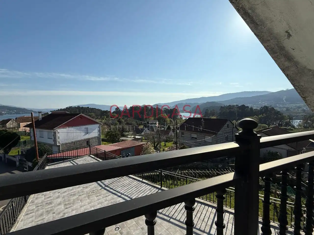 Vista exterior de Casa o xalet en venda en Vilaboa amb Calefacció, Jardí privat i Terrassa