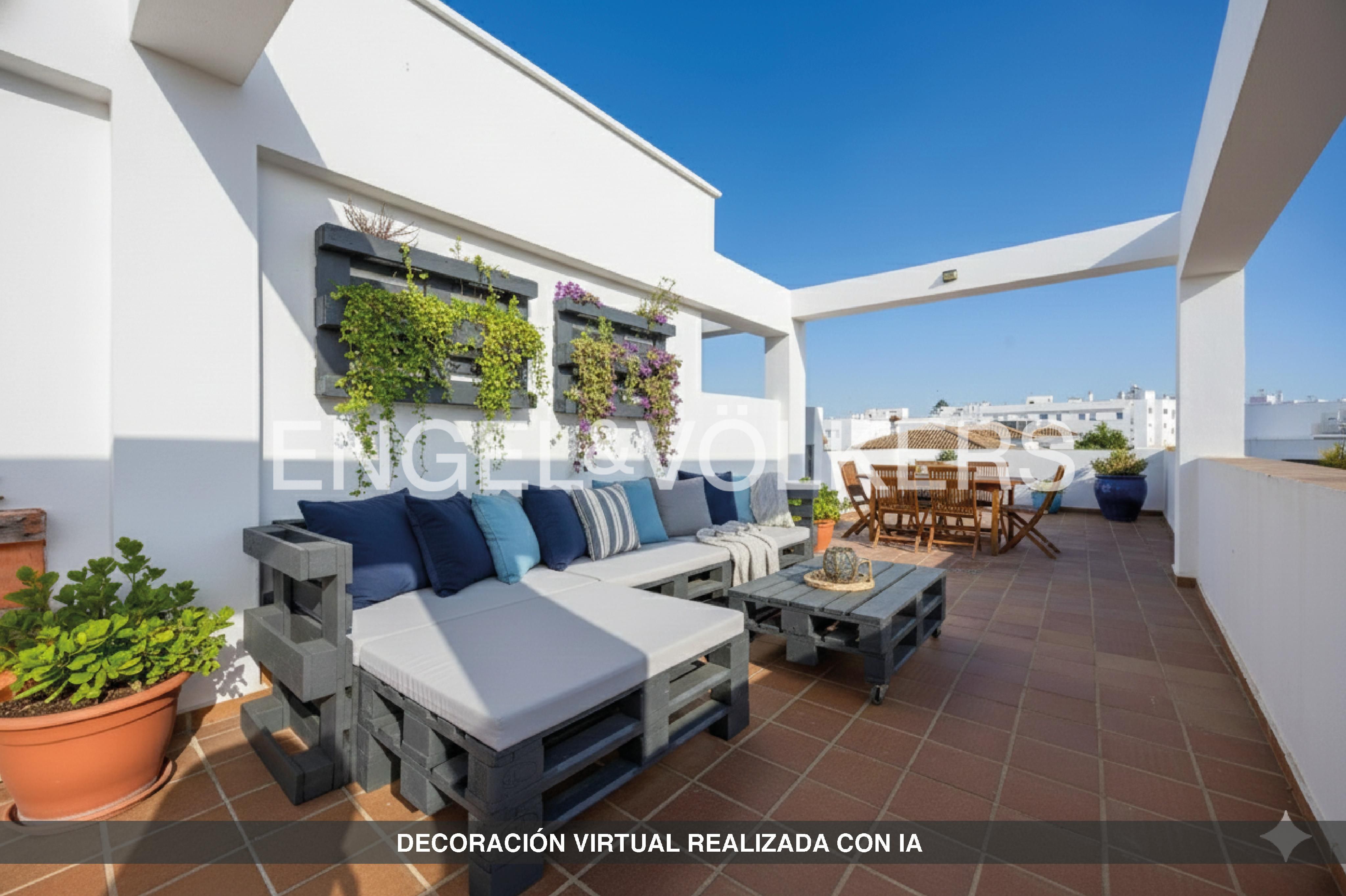 Terrace of Attic for sale in Conil de la Frontera  with Air Conditioner, Heating and Terrace