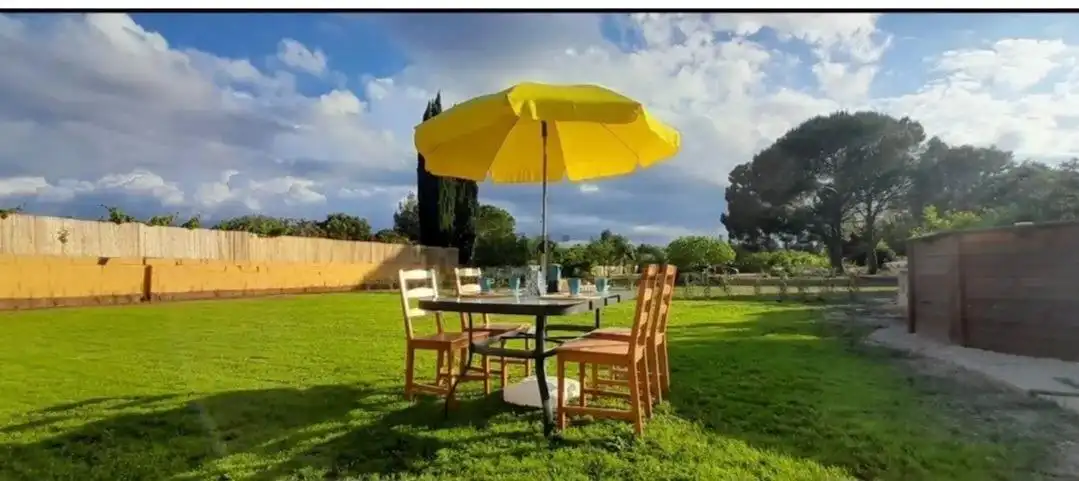 Terrasse von Country house zur Miete in Pollença mit Klimaanlage, Privatgarten und Terrasse
