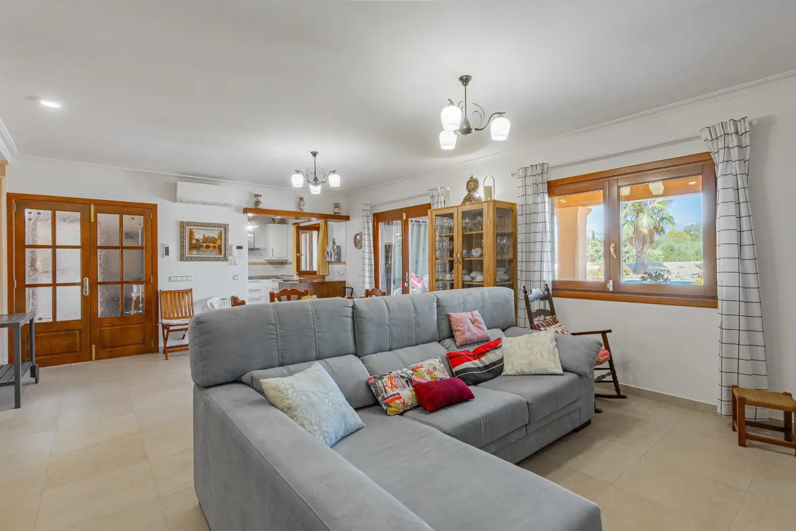 Living room of Country homes for sale in Inca  with Air Conditioner, Heating and Private garden