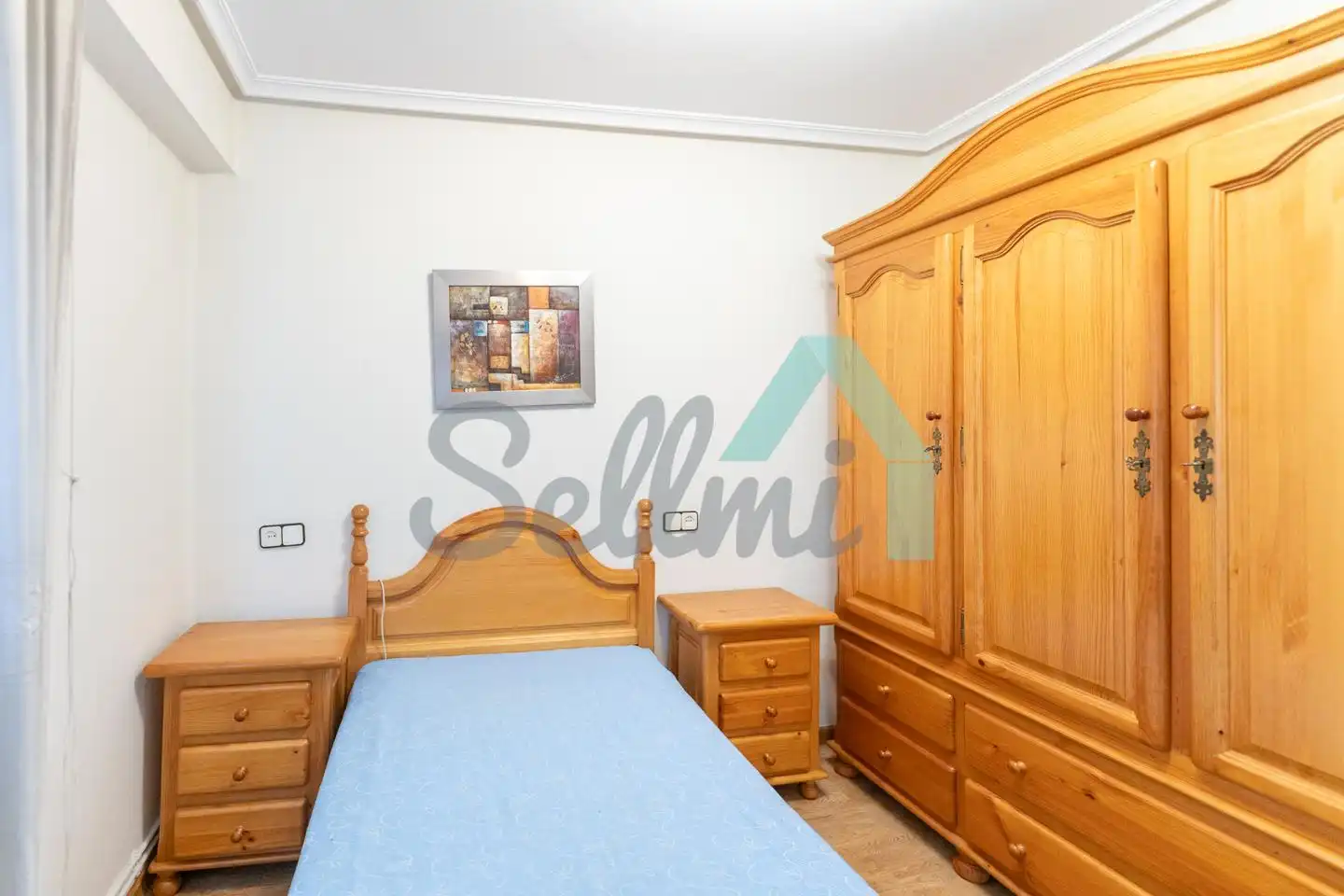 Bedroom of Flat for rent in Oviedo   with Heating, Parquet flooring and Storage room