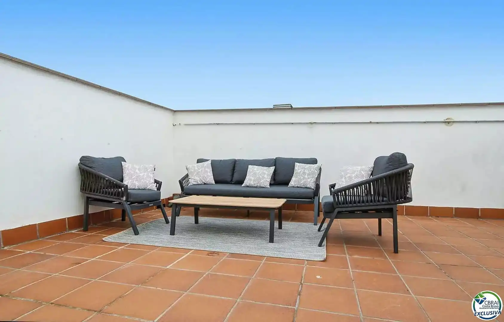 Terrace of Apartments for sale in Roses  with Air Conditioner, Heating and Terrace