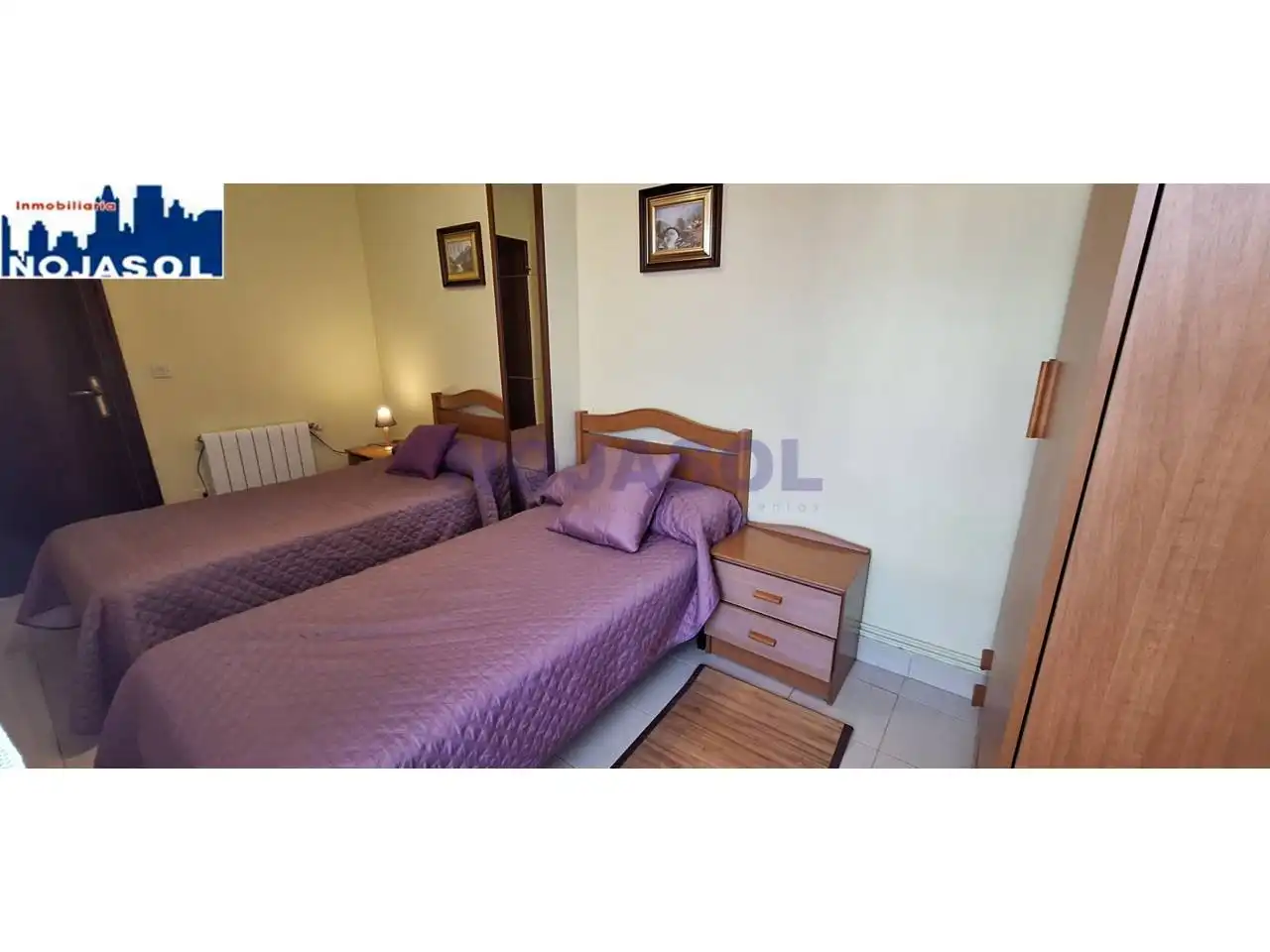 Schlafzimmer von Maisonette zur Miete in Noja mit Heizung, Terrasse und Möbliert