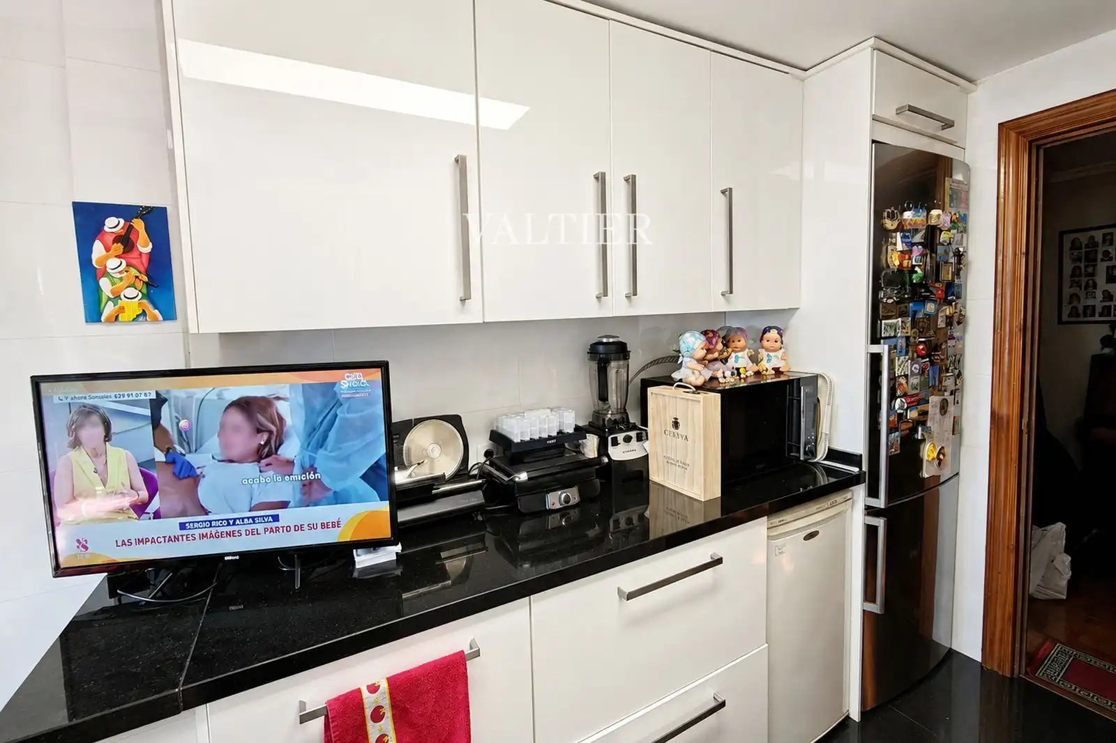 Küche von Wohnung zur Miete in Madrid mit Klimaanlage, Terrasse und Möbliert