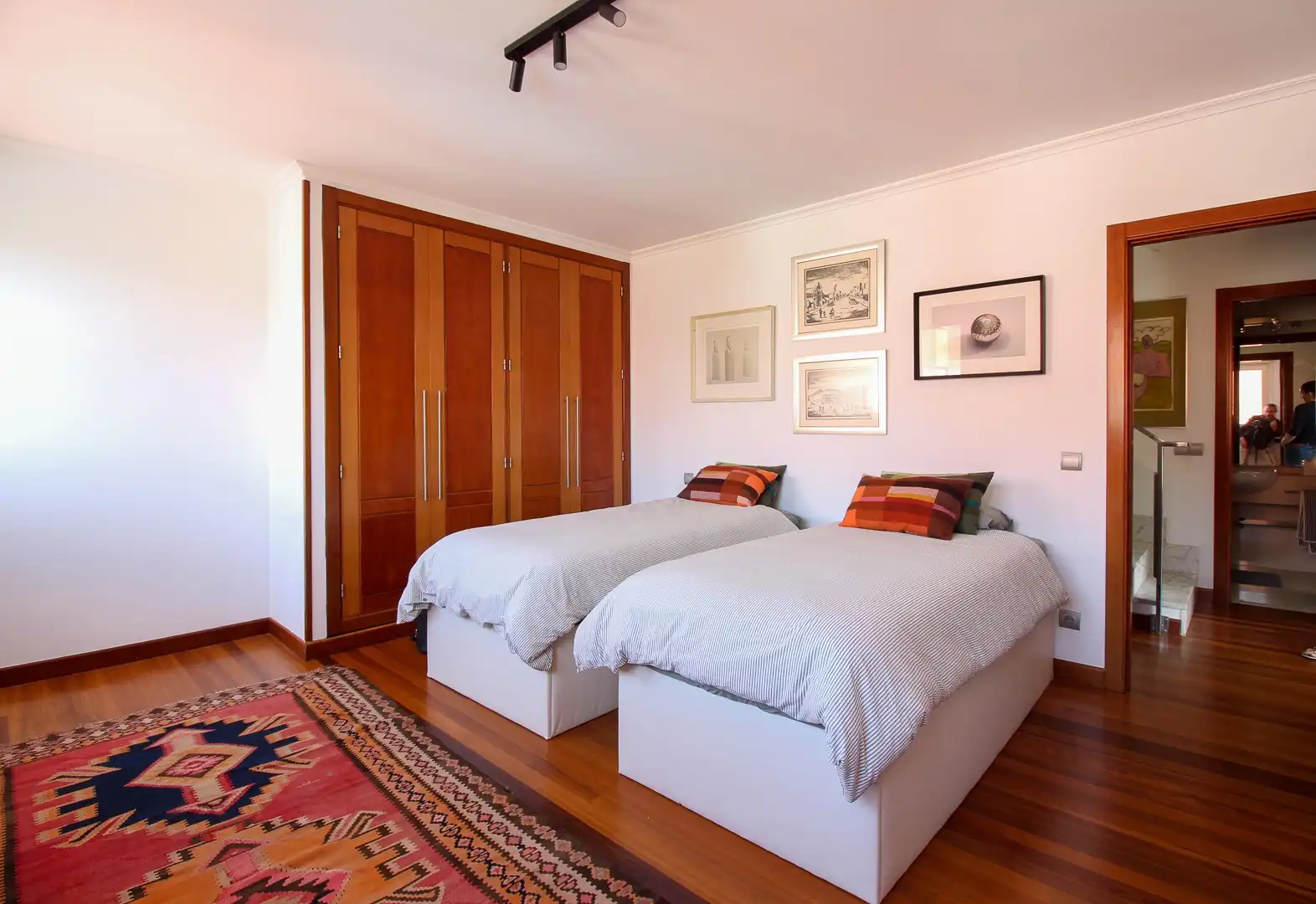 Bedroom of Duplexes for sale in Santander  with Heating, Parquet flooring and Terrace
