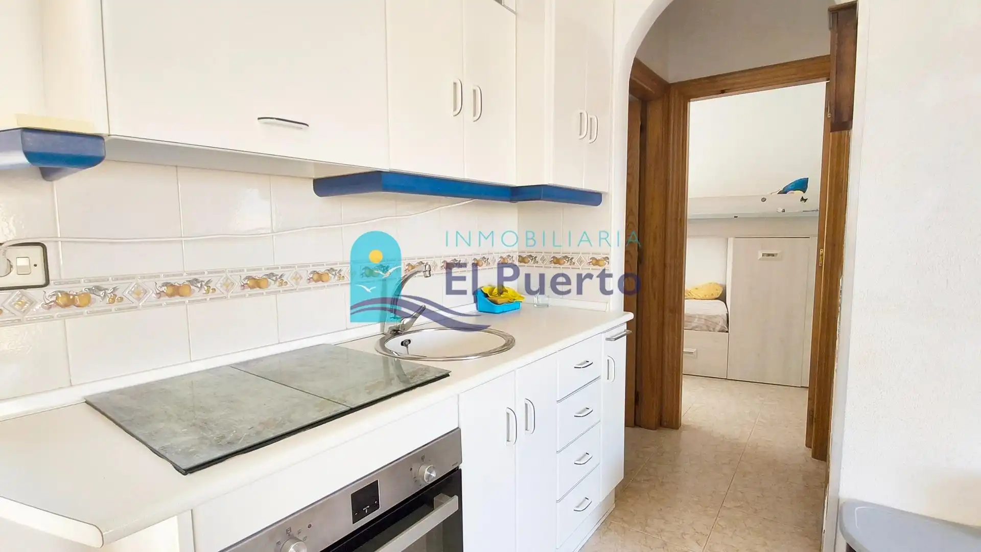 Cocina de Apartamento en venta en Mazarrón con Terraza, Amueblado y Alarma
