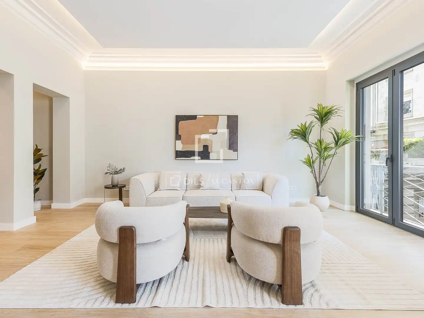 Sala de estar de Piso en venta en Barcelona con Aire acondicionado, Calefacción y Terraza