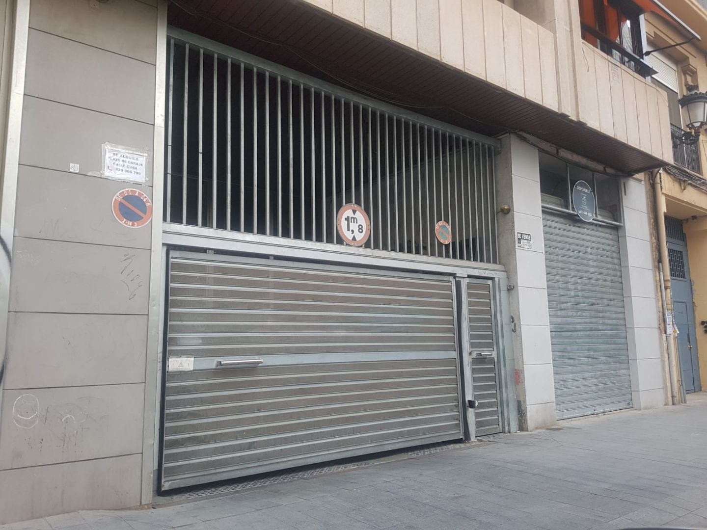 Vista exterior de Garatge de lloguer en  Valencia Capital