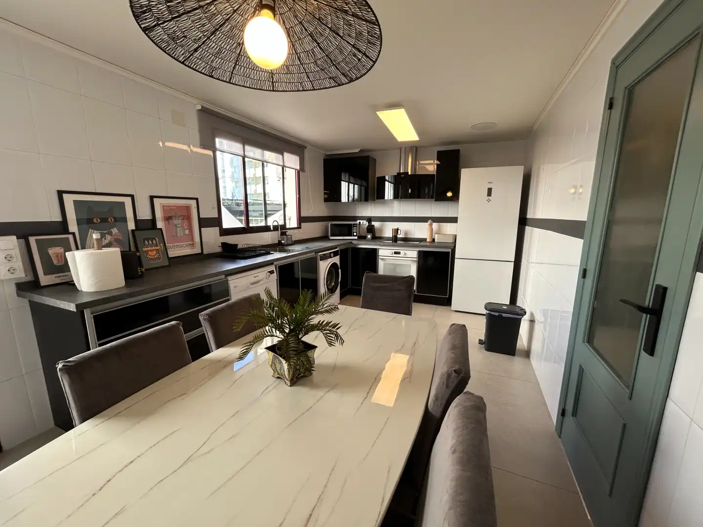 Kitchen of Detached homes for sale in Gandia  with Air Conditioner, Private garden and Terrace