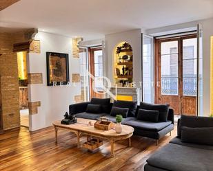 Living room of Flat to rent in  Valencia Capital  with Air Conditioner, Heating and Furnished