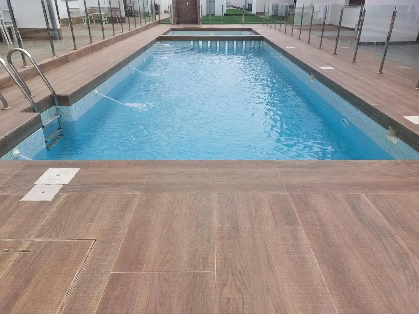Piscina de Apartamento en venta en San Pedro del Pinatar con Aire acondicionado, Jardín privado y Piscina
