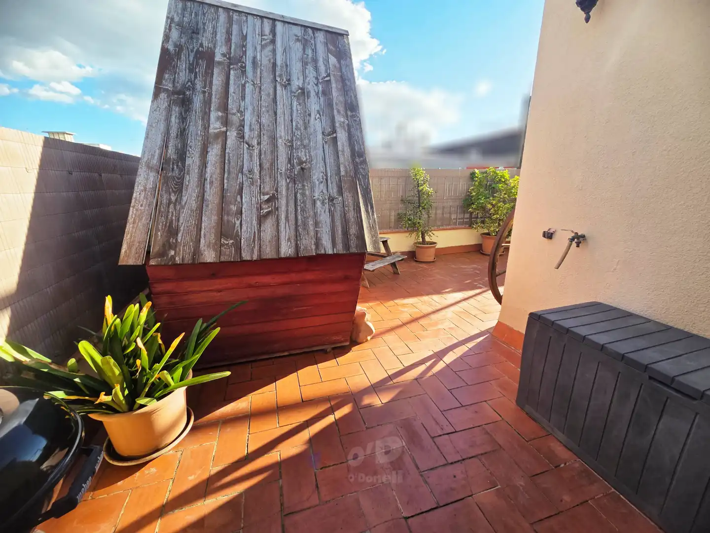 Terrasse von Dachboden zum Verkauf in Sant Boi de Llobregat mit Klimaanlage, Terrasse und Ofen