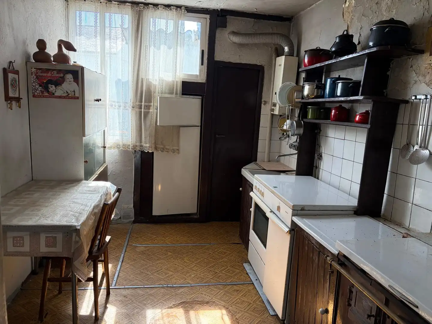 Cocina de Casa adosada en venta en A Pobra de Trives  con Amueblado, Lavadora y Microondas