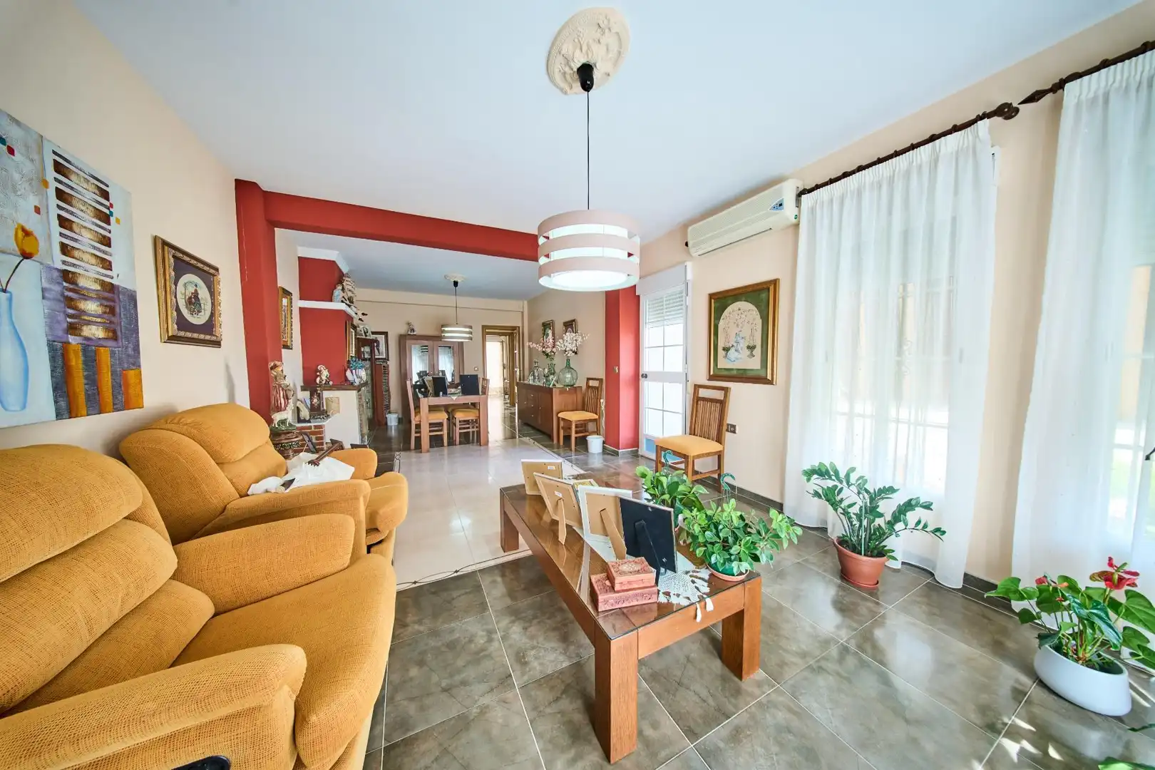 Sala de estar de Casa o chalet en venta en Deifontes con Aire acondicionado, Calefacción y Terraza