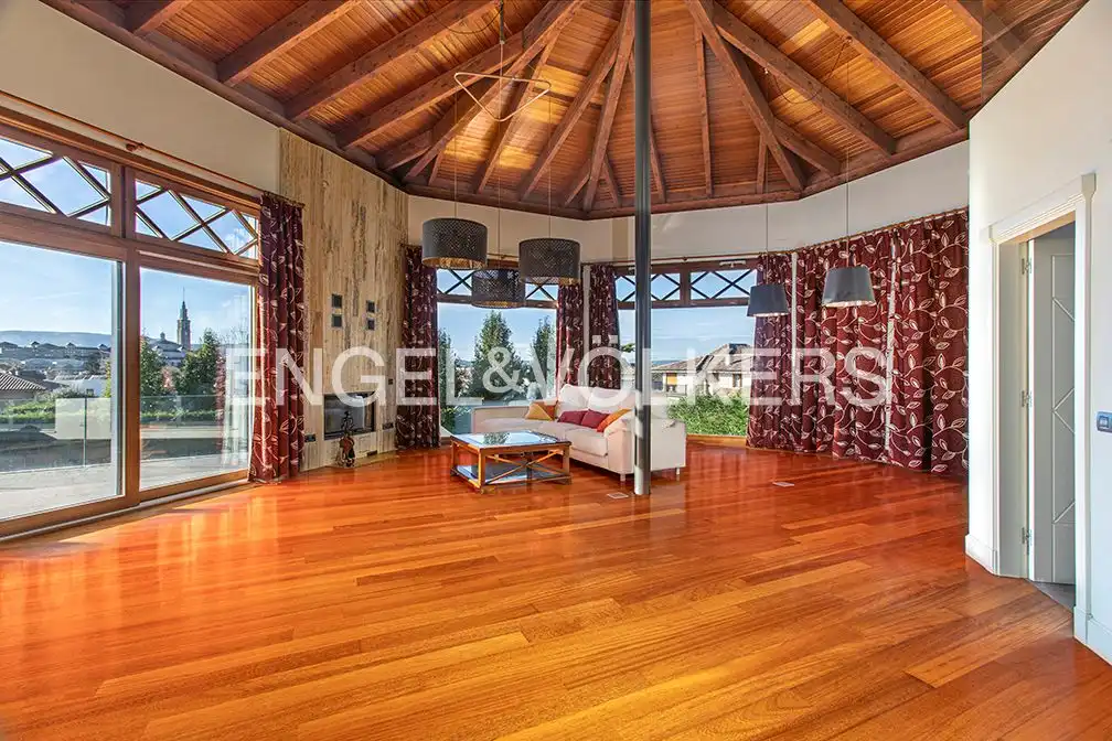 Living room of Houses for sale in Gijón   with Air Conditioner, Heating and Private garden