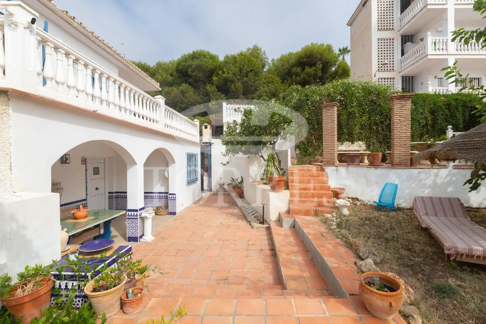 Außenansicht von Wohnung zur untervermieten in Vélez-Málaga mit Klimaanlage, Privatgarten und Terrasse
