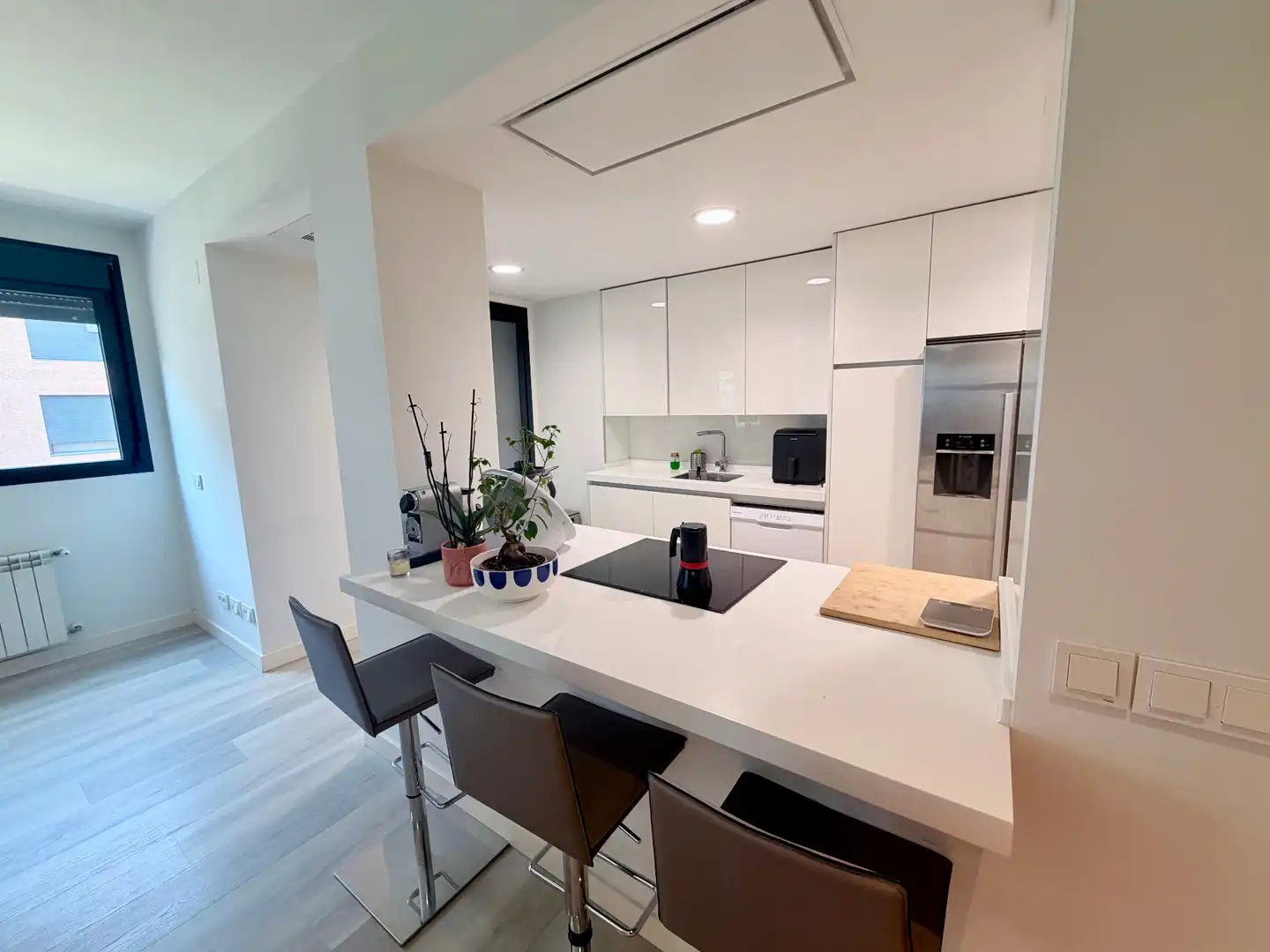Kitchen of Flat for rent in La Moraleja  with Air Conditioner, Heating and Parquet flooring