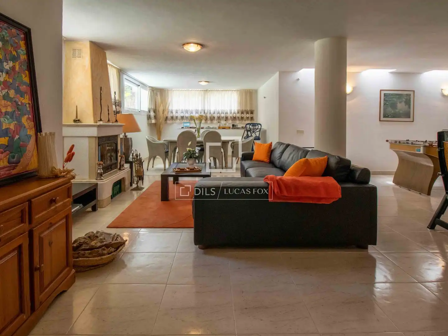 Sala de estar de Casa o chalet en venta en Santa Eulària des Riu con Aire acondicionado, Calefacción y Jardín privado