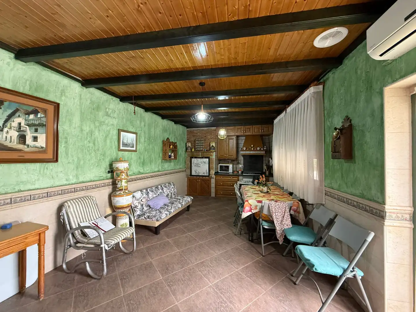 Küche von Haus oder Chalet zum Verkauf in Elda mit Klimaanlage, Heizung und Privatgarten