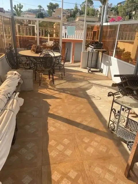 Terraza de Casa o chalet en venta en Chiva con Calefacción, Jardín privado y Piscina