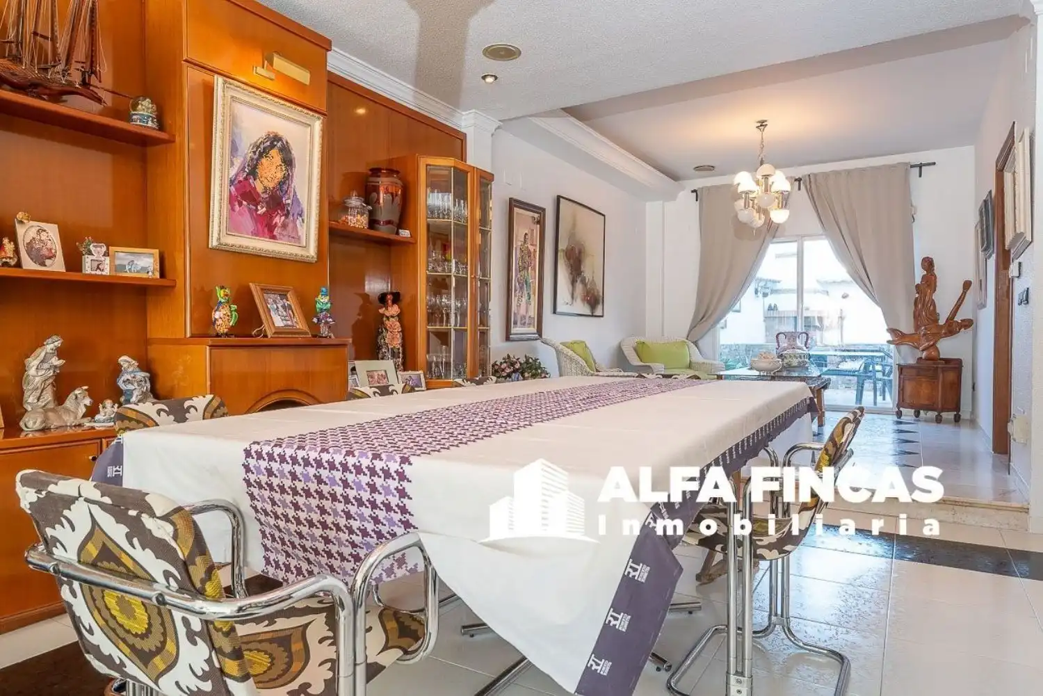 Comedor de Casa o chalet en venta en Mota del Cuervo con Aire acondicionado, Jardín privado y Terraza