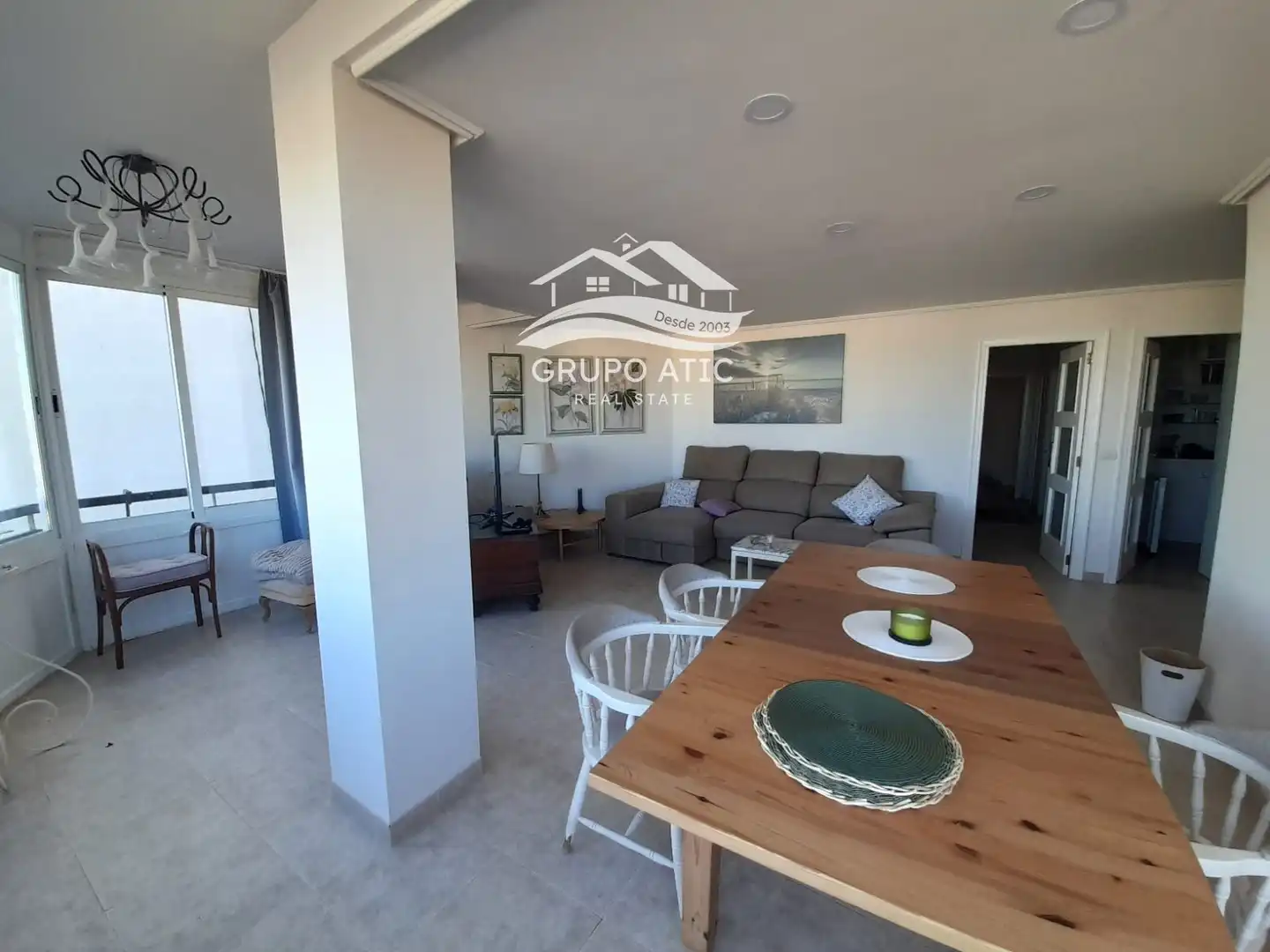 Wohnzimmer von Wohnungen zur Miete in Burriana / Borriana mit Heizung, Abstellraum und Möbliert