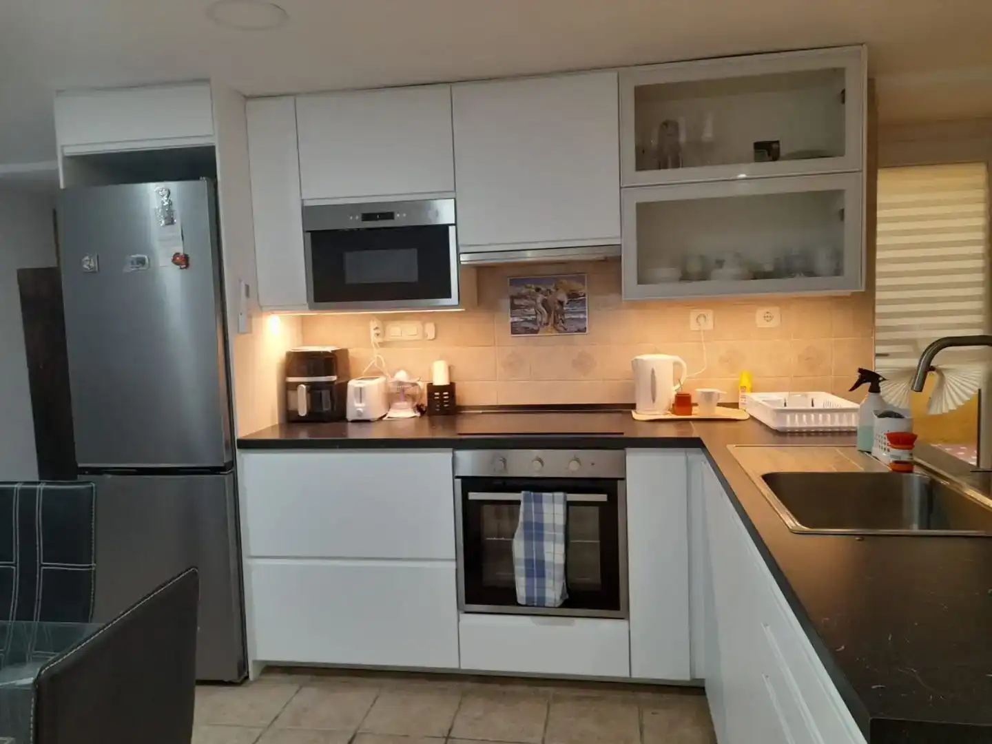 Kitchen of Flat for rent in  Valencia Capital  with Air Conditioner