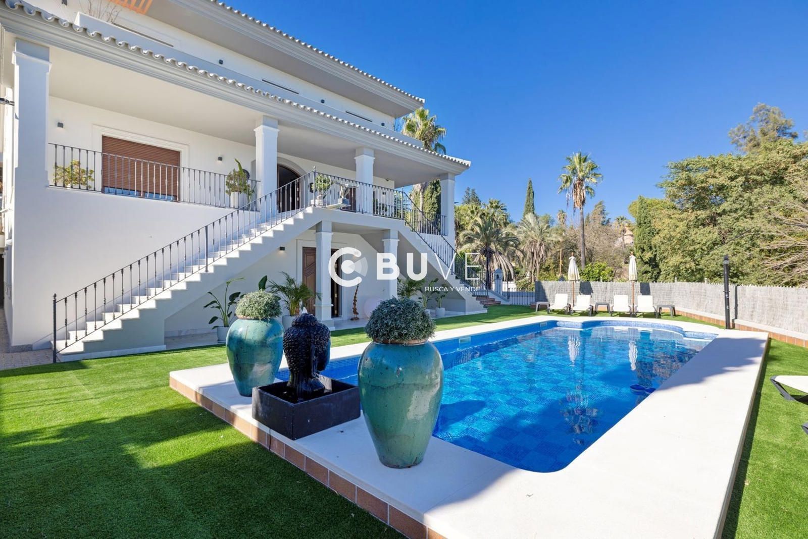 Jardí de Casa o xalet de lloguer en Tomares amb Aire condicionat, Calefacció i Jardí privat